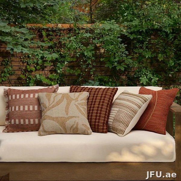 Outdoor bench seat cushions Dubai - custom made waterproof outdoor furniture cushions
