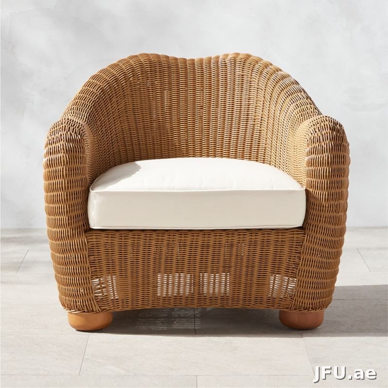 Wicker lounge chair cushions waterproof Dubai - outdoor chair seat cushions UAE
