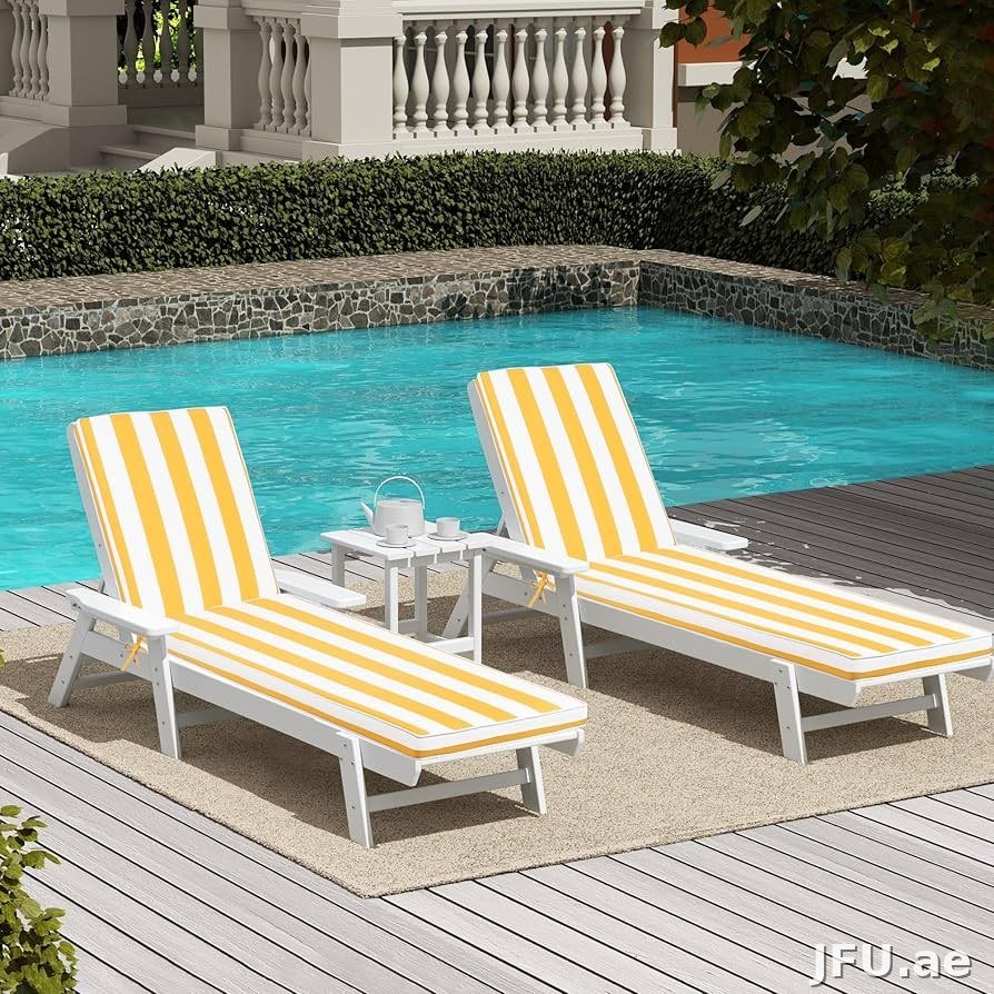 Rounded back chair cushion outdoor Dubai - patio chair cushions custom made UAE