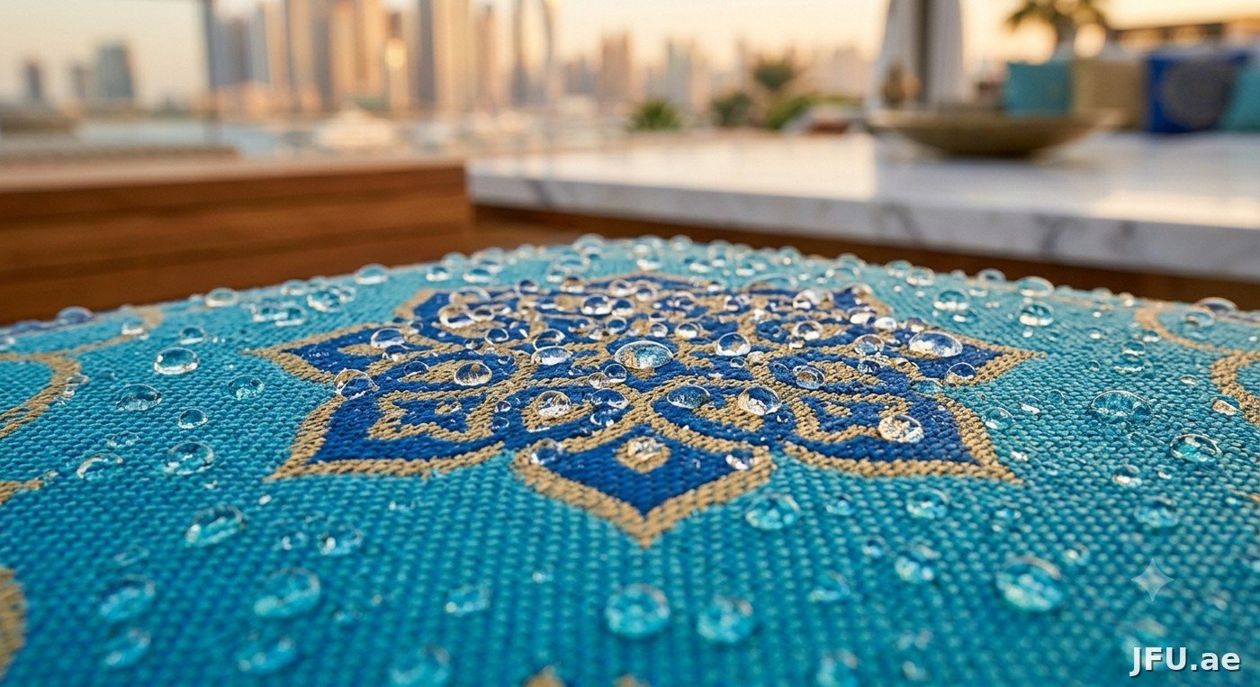 Patio chair seat cushions custom made Dubai - waterproof outdoor furniture cushions UAE